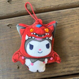 Kuromi - Slifer the Sky Dragon Plush Keychain Charm [McDonald's Promo '25]
